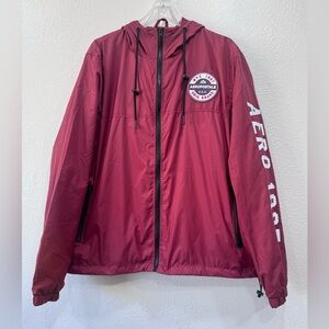 Aeropostale Hooded Windbreaker Jacket Men's Size XL NWT